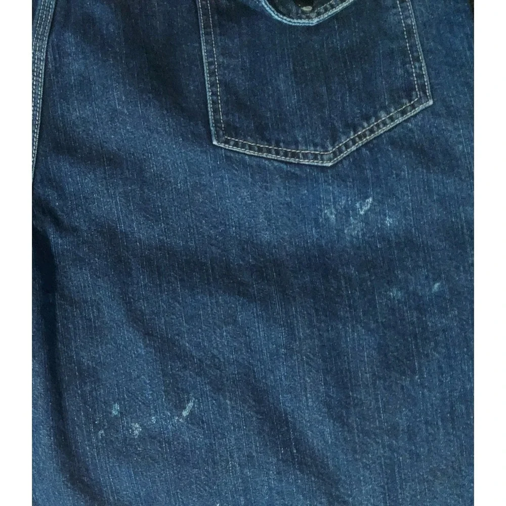 Polo Jeans Ralph Lauren Mens Vintage Y2K Baggy Denim Board Shorts Jorts Size XL